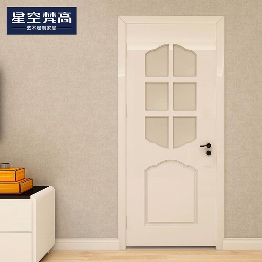 【星空梵高】復(fù)合模壓免漆簡(jiǎn)約木門 向日葵木門系列-白木時(shí)代X-2117